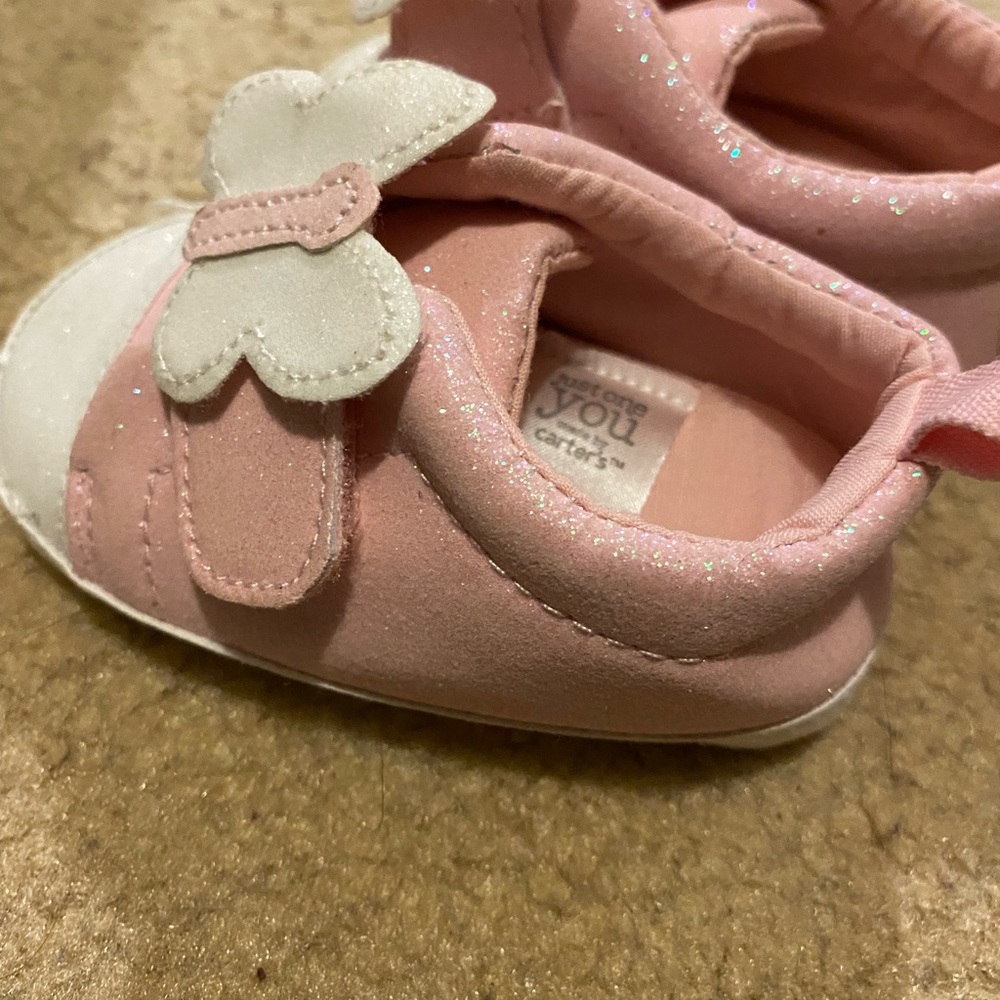 Carter’s Just One You Baby Girl Shoes with glitter 3-6M